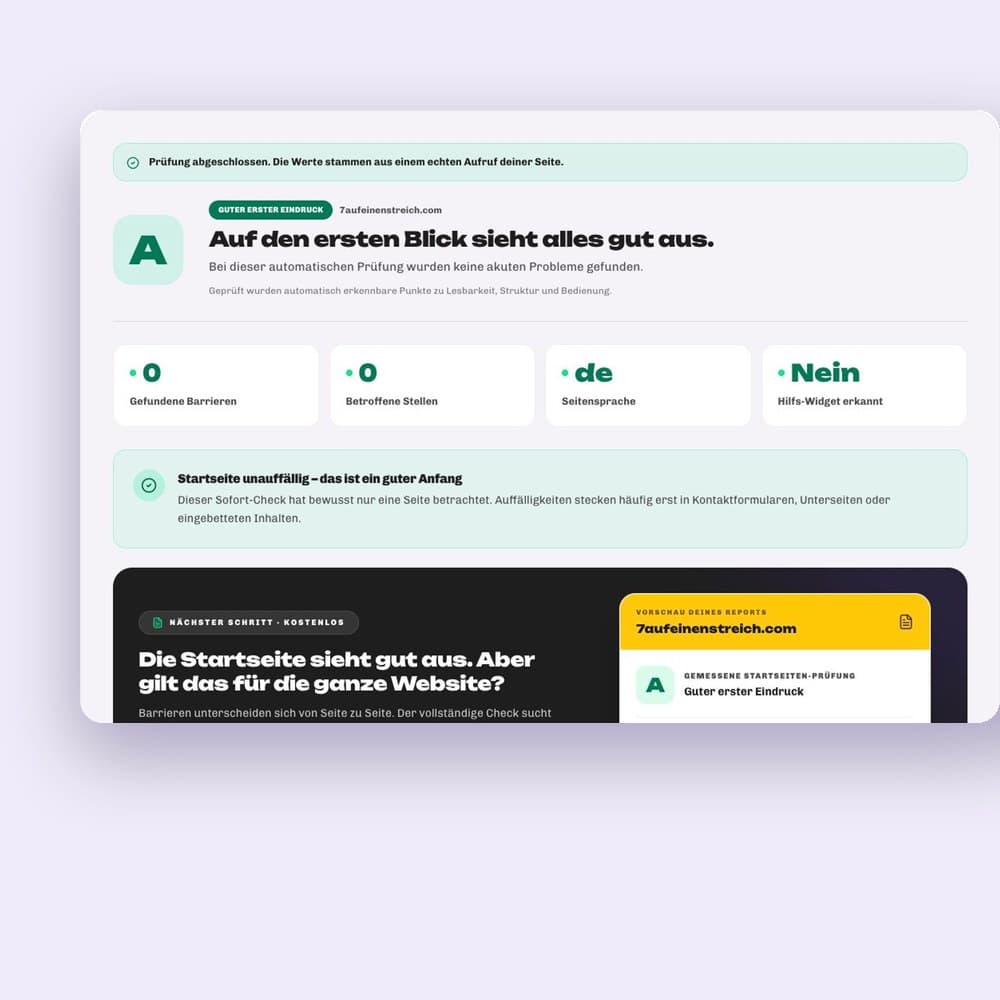 Website-Checker für DSGVO und Barrierefreiheit